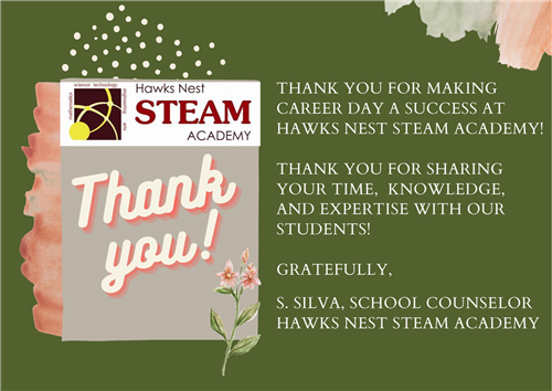 Career Day 2024 Thank you 